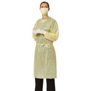 Disposable SMS Medium-Weight Isolation Gowns, Side Ties
