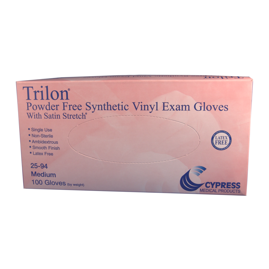 Trilon Vinyl Synthetic Exam Gloves