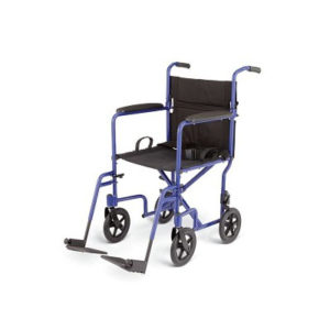 Aluminum Transport Chair with 8" Wheels
