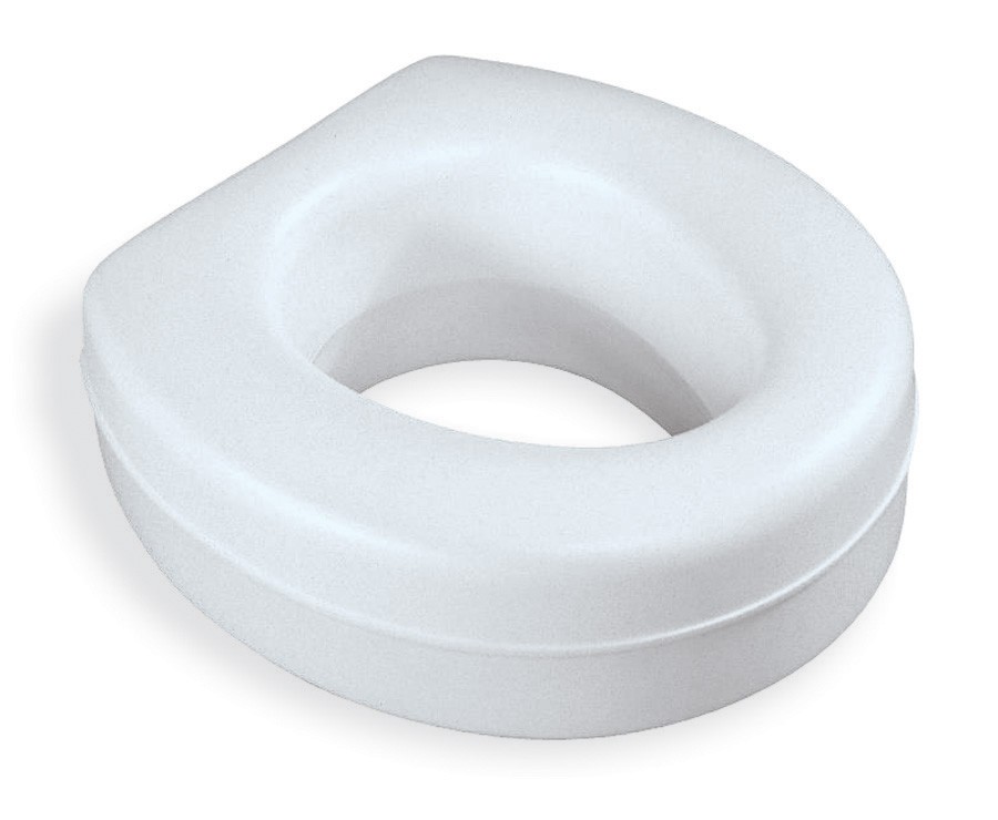 Raised Toilet Seat Contoured Plastic
