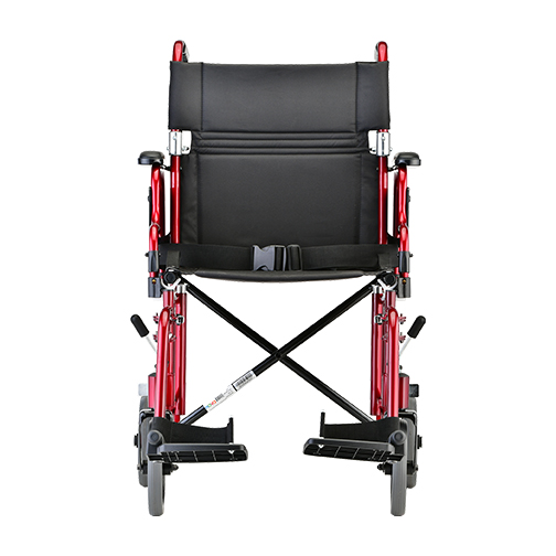 19 inch Transport Chair with Detachable Arms - Image 6