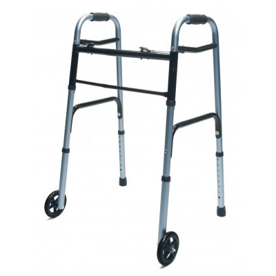 FOLDING WALKER Color Select with Wheels