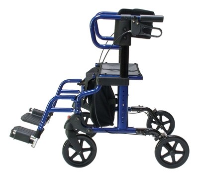 Lumex Hybrid LX Rollator Transport Chair - Image 2