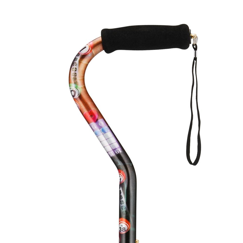 Offset Designer Cane with Strap - Image 26