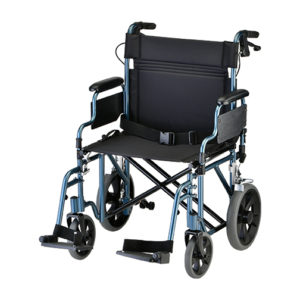 22″ Transport Chair w/ 12″ rear wheels