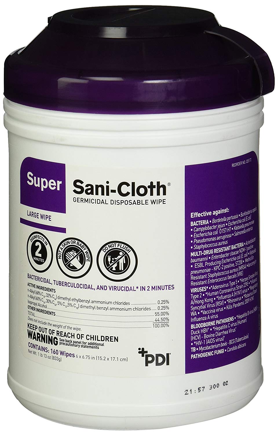 Surface Disinfectant Super Sani-Cloth®