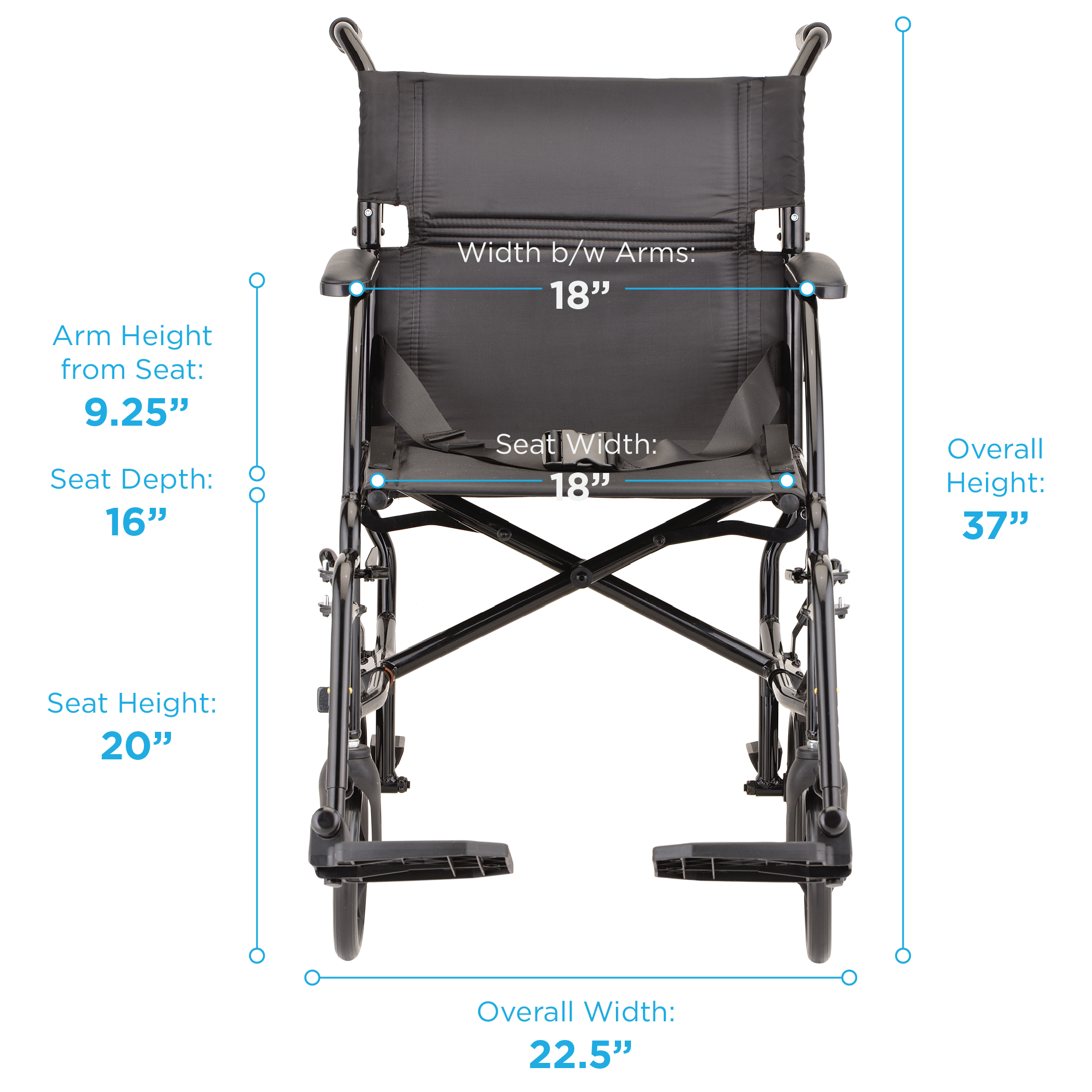 Ultra Lightweight Transport Chair - Image 3