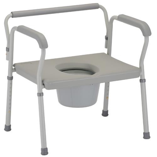 Heavy Duty Commode with Extra Wide Seat