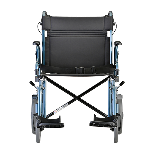 22″ Transport Chair w/ 12″ rear wheels - Image 3
